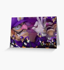 The Best Boy - Waluigi Greeting Card