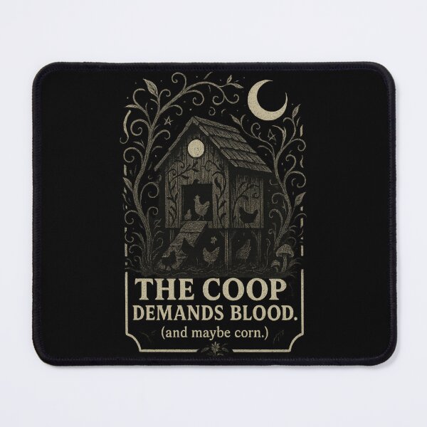 Item preview, The Coop Demands Blood - and Maybe Corn designed and sold by Altered Array, LLC.