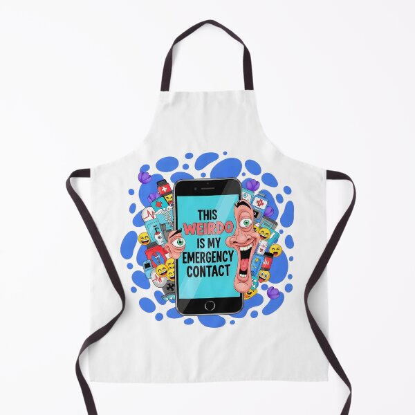 Item preview, This Weirdo Is My Emergency Contact – Funny Cartoon Meme Digital Art designed and sold by AnnDesignStudio.