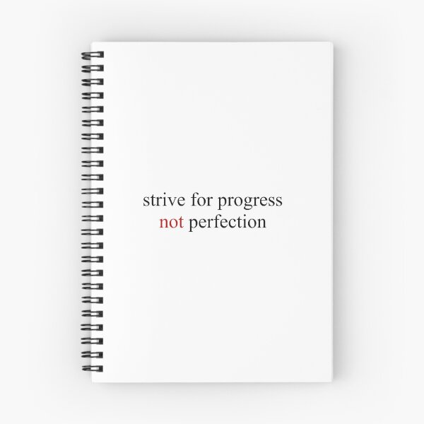 Item preview, strive for progress not perfection designed and sold by designing01Ar3.