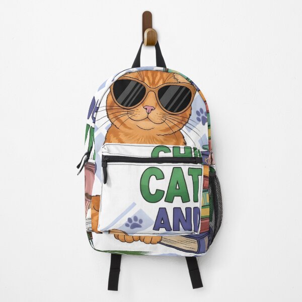 Item preview, Childless Cat Lady And Proud - Cool Cat With Sunglasses, Books & Plants Design designed and sold by AnnDesignStudio.