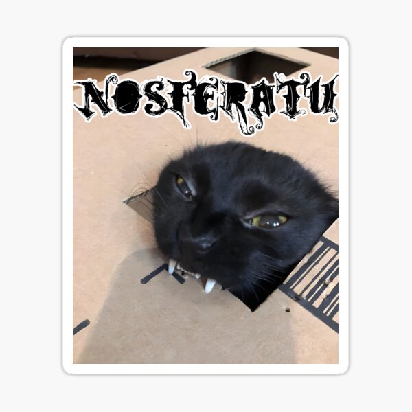 Item preview, nosferatu cat  designed and sold by Milarts1.