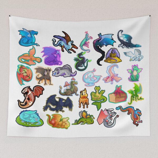 Item preview, A Bunch of Tiny Dragons  designed and sold by Starr-fall.
