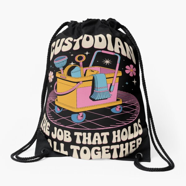 Item preview, Custodian The Job That Holds It All Together Facility Hero Support designed and sold by AD-Shirts.