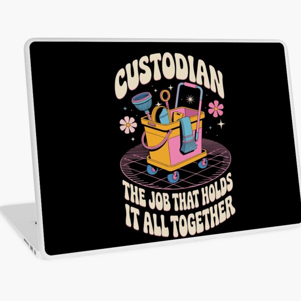 Item preview, Custodian The Job That Holds It All Together Facility Hero Support designed and sold by AD-Shirts.