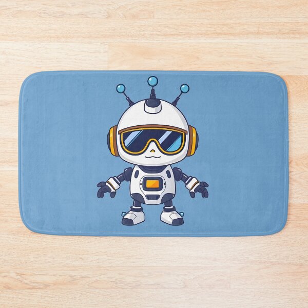 Item preview, Cute Robot in Sunglasses  designed and sold by KaviPatterns.
