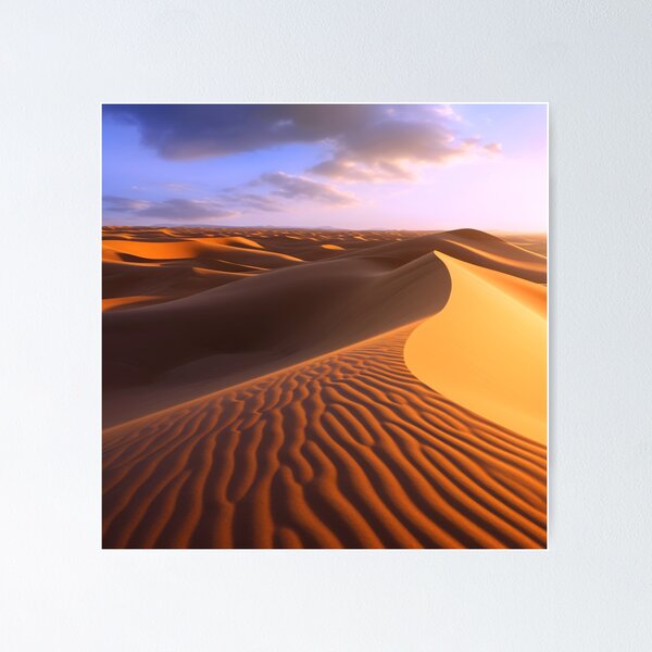 Item preview, Exquisite Fantasy Sand Dunes At Sunset Digital Art designed and sold by DEC02.