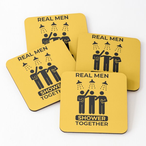 Item preview, Real Men Shower Together (SFW Version) designed and sold by SheriffBear.
