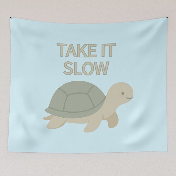 Item preview, Take It Slow - Minimalist Turtle designed and sold by TeeLabDesign.