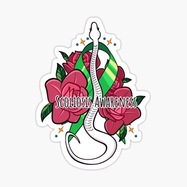Item preview, Scoliosis Awareness  designed and sold by DanniDoodles.