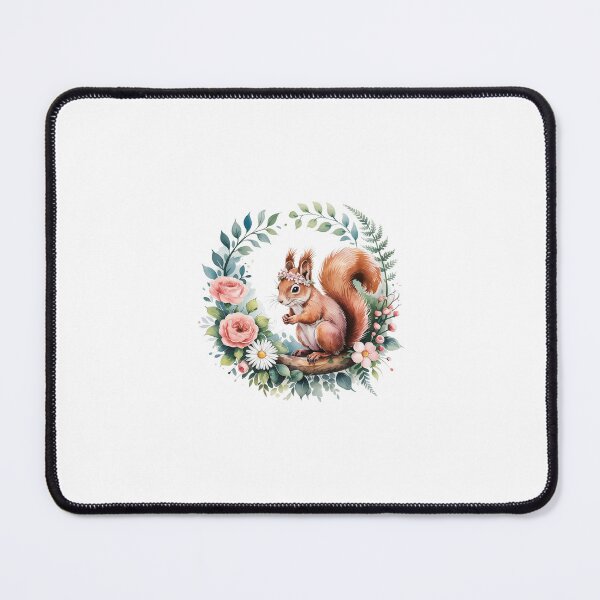 Item preview, A Cute Floral Squirrel designed and sold by CielCollin.