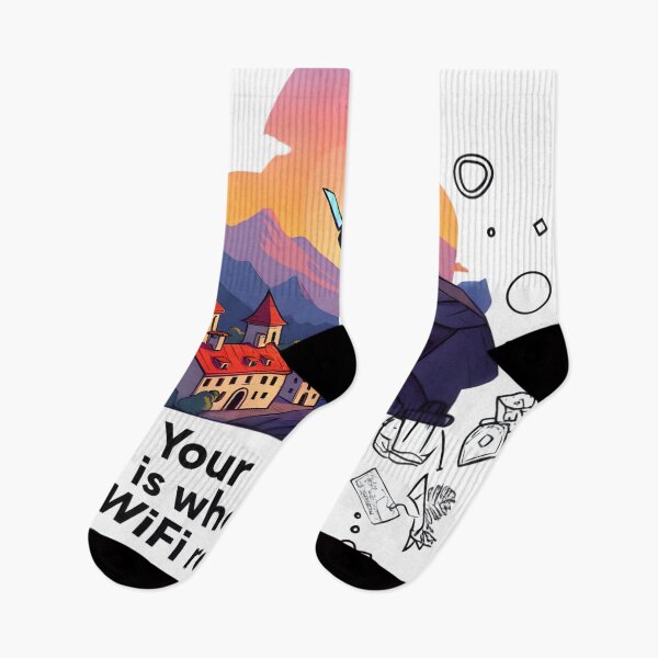 Item preview, Your Office Is Wherever WiFi Reaches - Digital Nomad Remote Work Adventure Design designed and sold by AnnDesignStudio.