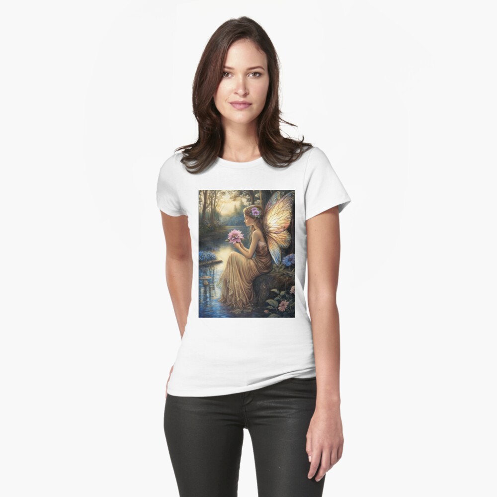 Item preview, Fitted T-Shirt designed and sold by phatpuppyart.
