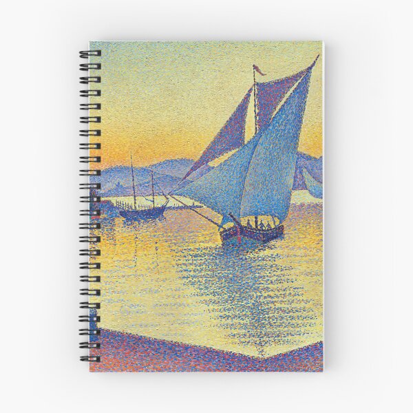 Item preview, Paul Signac, Le Port au Soleil Couchant, Saint-Tropez, Marine Art, Pointillism designed and sold by Artistic Gift Print.