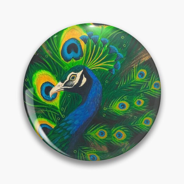 Item preview, Peacock in Profile designed and sold by Marilou-Art.