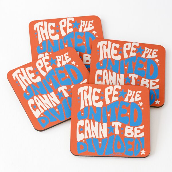 Item preview, People United Cannot Be Divided! in Red designed and sold by doodlebymeg.