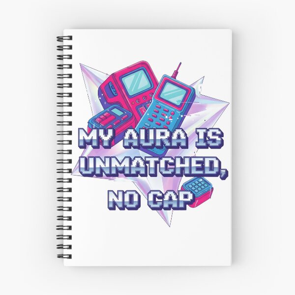 Item preview, My Aura Is Unmatched No Cap - Retro Y2K Flip Phone Vaporwave Confidence Design designed and sold by AnnDesignStudio.