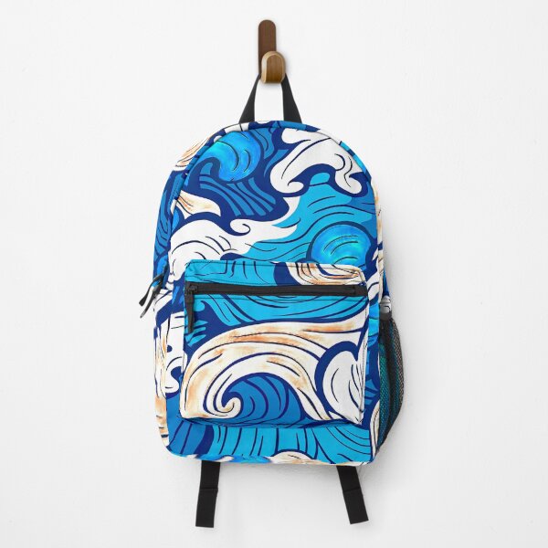 Item preview, Summer Ocean Waves Asian-Style Abstract Art Design designed and sold by DEC02.