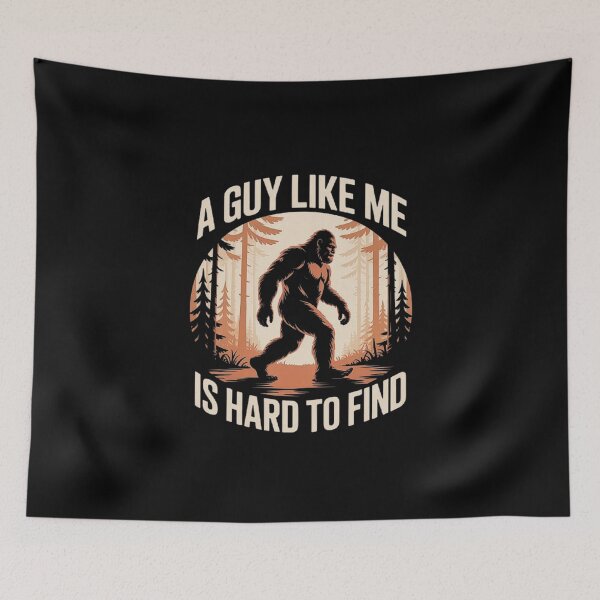 Item preview, Bigfoot Forest Art - Funny Sasquatch Quote for Outdoor Lovers designed and sold by love3617.