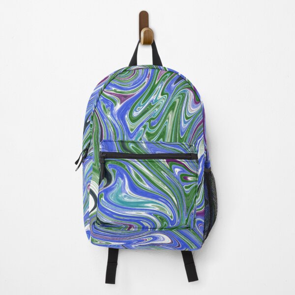 Item preview, Green and Blue Fluid Abstract Retro Art designed and sold by Abstract65.