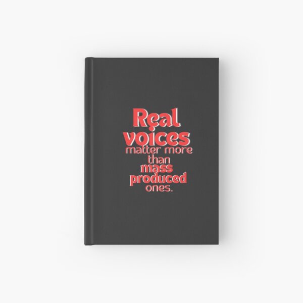 Item preview, Real Voices (Dark Mode) designed and sold by nocaponthisship.