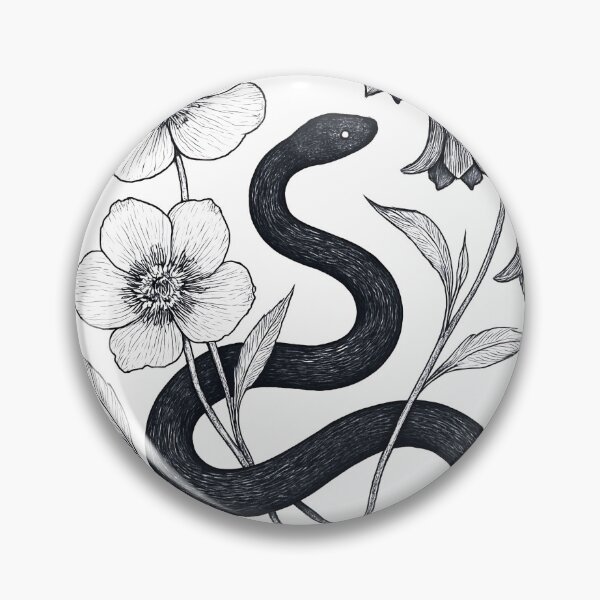Item preview, The Serpent's Garden - Gothic Botanical Illustration designed and sold by Keith & Sandra Barkevich.