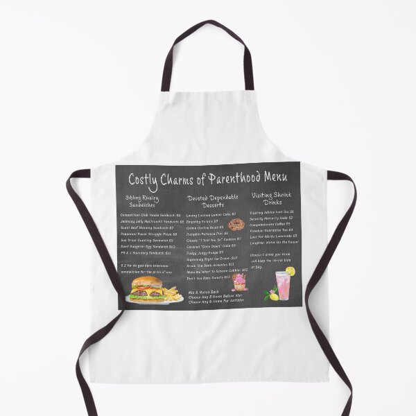 Item preview, Costly Charms of Parenthood Menu designed and sold by daphsam.