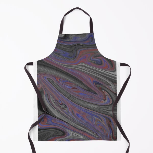 Item preview, Black Grey Red and Blue Fluid Abstract Art designed and sold by Abstract65.