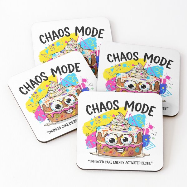 Item preview, Chaos Mode Activated - Unhinged Cake Energy Bestie Colorful Fun Design designed and sold by AnnDesignStudio.