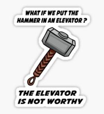 Hammer Sticker
