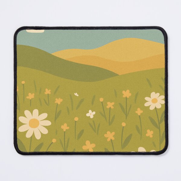 Artikelvorschau, Vintage Blumenfeld – Minimale Pastelllandschaft entworfen und verkauft von MerchMarketer.
