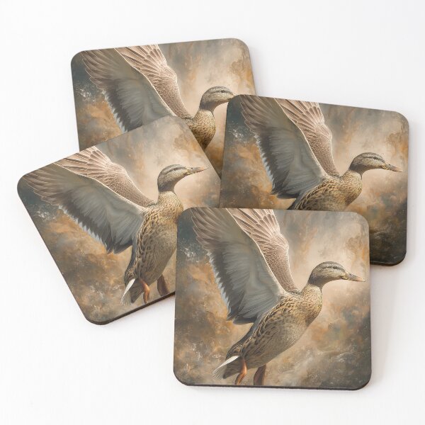 Item preview, Wetland Escape with Flying Mallard designed and sold by EJGIBSON.