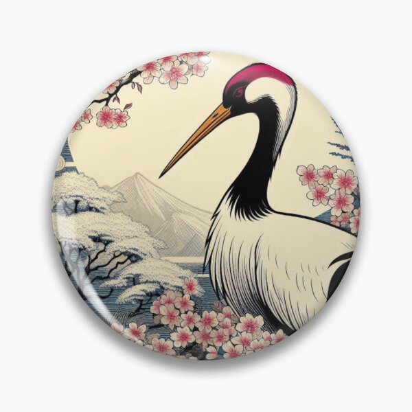 Artikelvorschau, red-crowned crane entworfen und verkauft von FabulousPrints.
