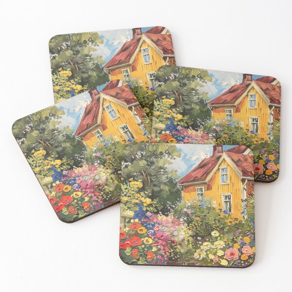 Item preview, Swedish Summer Cottage with Flower Garden designed and sold by simmebest.