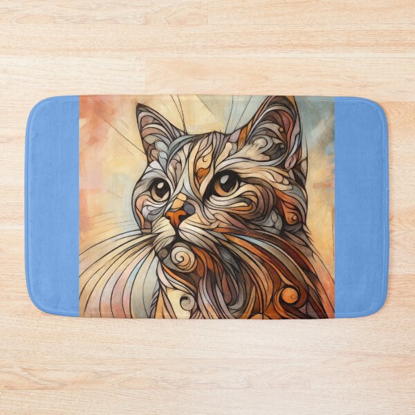 Item preview, Artistic Close-Up Cat Portrait designed and sold by CattyCornerPOD.