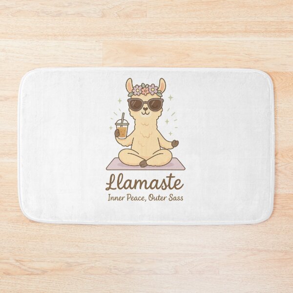 Item preview, Llamaste – Inner Peace, Outer Sass designed and sold by SGMark.