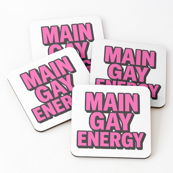 Item preview, Main Gay Energy – Bold Pride Text designed and sold by Haus Of Sin.