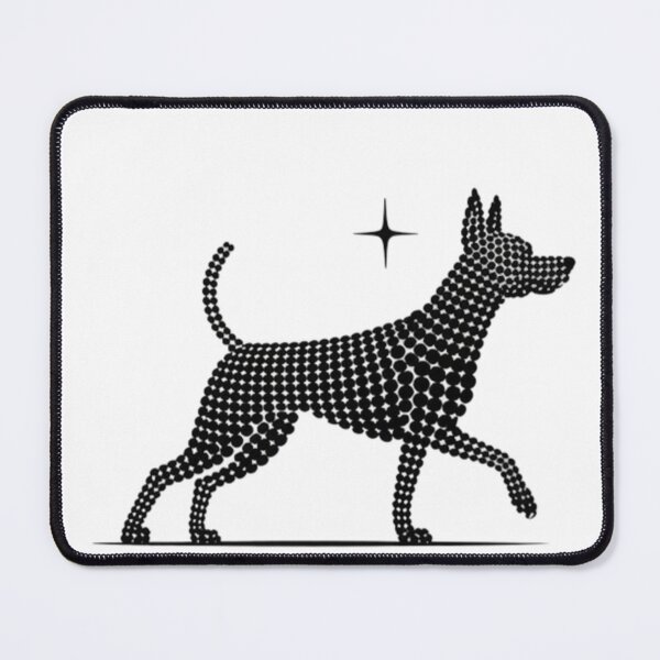 Item preview, Dog silhouette with a dotty pattern designed and sold by Krystian9809.
