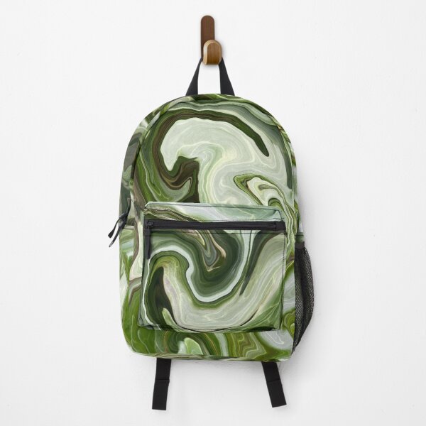Item preview, Fluid Shades Of Green With Hints Of Black designed and sold by Abstract65.