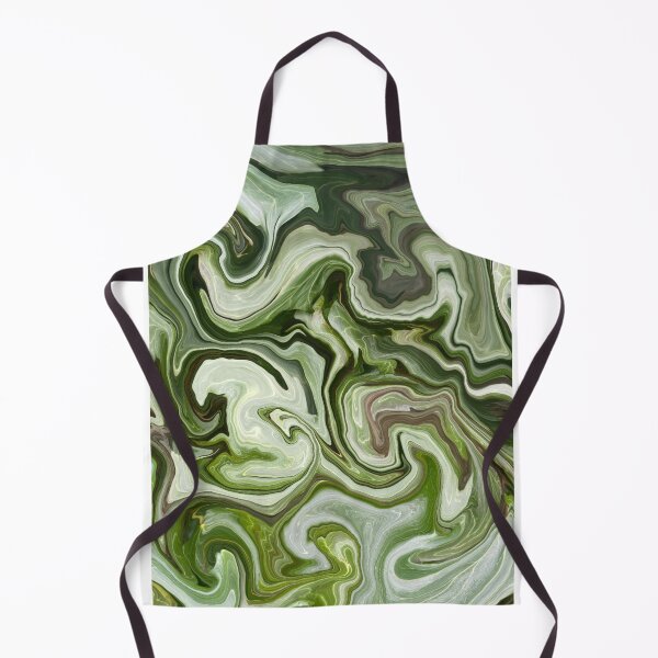 Item preview, Fluid Shades Of Green With Hints Of Black designed and sold by Abstract65.