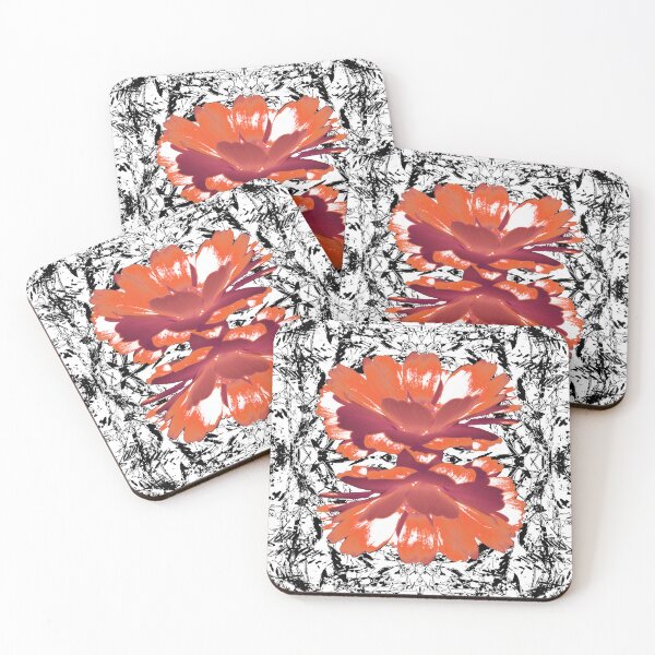 Item preview, Mariposa - Bold Floral Contrast Art designed and sold by Marisol Keys.