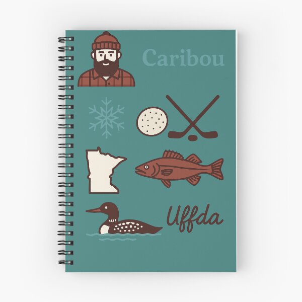 Item preview, Minnesota Icons – Paul Bunyan, Hockey, Uffda & More designed and sold by LowBatteryBrand.