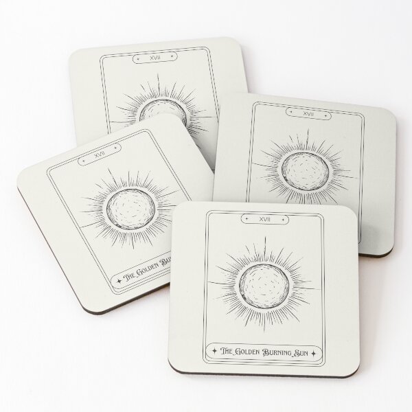 Item preview, Under The Golden Burning Sun Tarot Card  designed and sold by Lyrical Little Things.