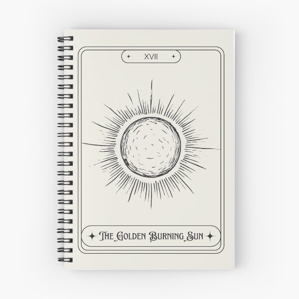 Item preview, Under The Golden Burning Sun Tarot Card  designed and sold by Lyrical Little Things.