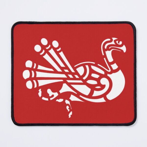 Item preview, Celtic Art Wild Goose by Jenny Meehan Red and White designed and sold by Jenny Meehan Art Prints and Patterns .