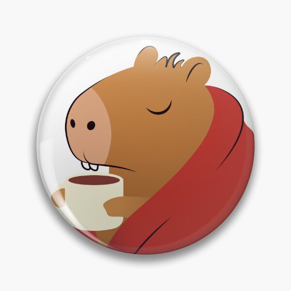 Item preview, Capybara don't touch me I haven't had my coffee yet designed and sold by Tanysha54.