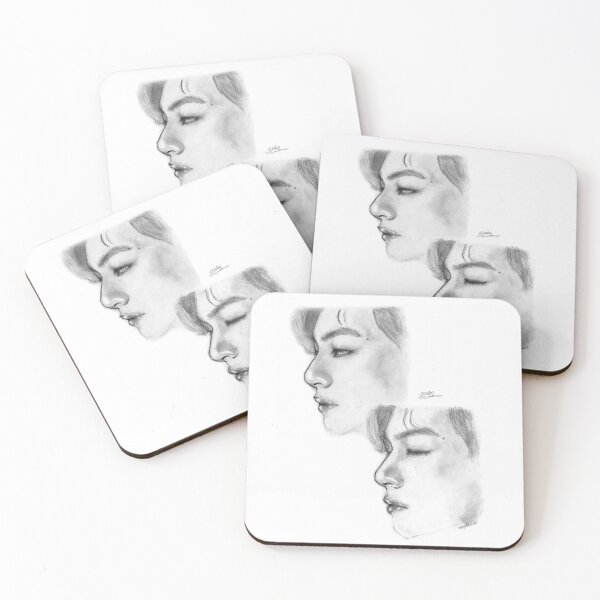 Item preview, Taehyung V BTS Pencil Art Portrait designed and sold by eeightart.