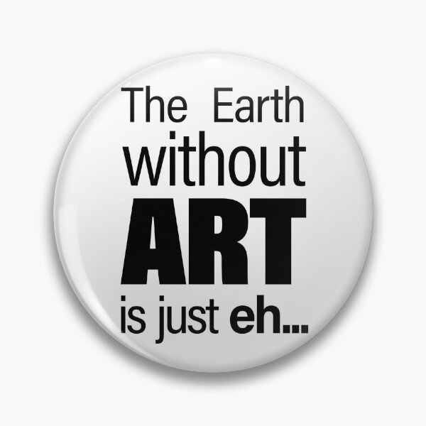 Aperçu de l'œuvre La Terre sans ART n'est que du vent - Typographie brutaliste pour fond clair créée et vendue par PixelPunny.