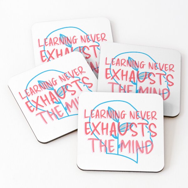 Item preview, LEARNING NEVER EXHAUSTS THE MIND designed and sold by EdgeBoss.