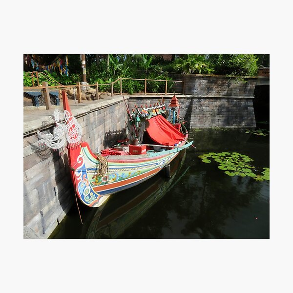 Item preview, Boat In Asia designed and sold by ShutterbugBttns.